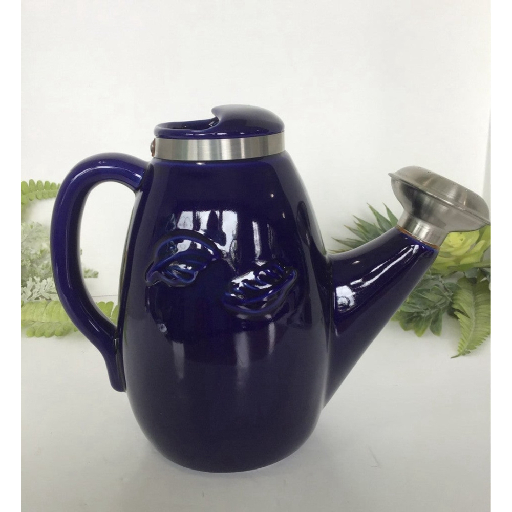 Colbalt Blue Ceramic Sprinkler Pot